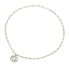 グッチ インターロッキングGネックレス  925/22.7g【Bランク】【中古】