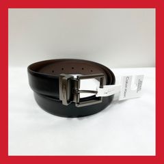 未使用【Calvin Klein】ベルト リバーシブル メンズ  ブラック ブラウン レザー