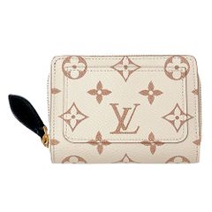 ルイ・ヴィトン LOUIS VUITTON 財布 モノグラム デュンヌ レディース ブランド 二つ折り財布 ポルトフォイユ ルー M83226 ホワイト ピンクベージュ おしゃれ 【中古】