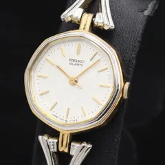 JA-2812| セイコー エクセリーヌ 1421-5450 10K/SS スクエア