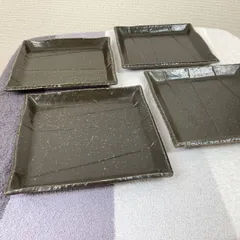 【有田焼】大皿 食器 緑 まとめ セット 角皿 和食 平皿 洋食 中華 居酒屋 織部　ステーキ　刺身　焼肉　イタリアン