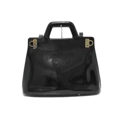 FERRAGAMO/SalvatoreFerragamo(サルバトーレフェラガモ) ショルダーバッグ ガンチーニ 黒 レザー