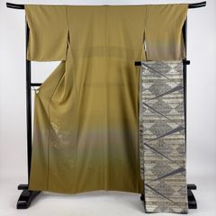 袋帯 美品 逸品 誉田屋源兵衛 落款 宝尽くし 松竹梅 金銀糸 銀色