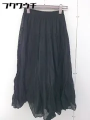 ◇ BABYLONE バビロン ロング フレア スカート サイズ38 ブラック レディース  【中古】 【1111110003511】のサムネイル