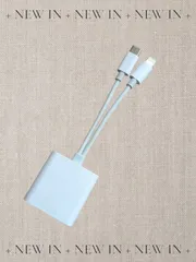 iPhone Type-cデバイス microSD TF SDカードスロット用 2in1ライトニング メモリーカードリーダー