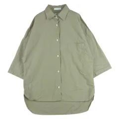 MADISON BLUE マディソンブルー MB151 5001 J BRADLEY SHIRT コットン 半袖 シャツ 日本製 グレイッシュベージュ系 01【中古】のサムネイル
