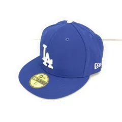 05wm03704 【NEW ERA】 ニューエラ 59FIFTY ロサンゼルス ドジャース キャップ MLB WORLD SERIES CHAMPIONS SIDE PATCH FITTED CAP 7 1/2（59.6cm） ロイヤルブルー 【中古品】