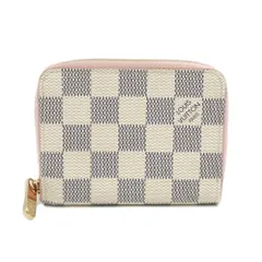 【栄】ルイヴィトン N60229 ダミエアズール 小銭入れ RFID 財布 ローズバレリーヌ GD金具 箱