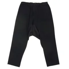 新品未使用タグ付き　Ground Y グラウンドワイ　ブラック サルエルパンツ 美品】グラウンドワイ・サルエルパンツ・ギャバギャザー