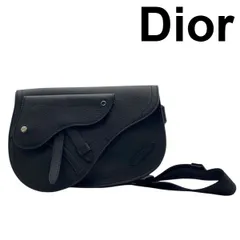 DIOR ショルダーバッグ サドル メッセンジャー ブラック Aランク 未使用品 ディオール(Dior)ディオール サドル メッセンジャースモール