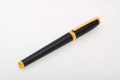 S.T. Dupont 万年筆 14K M ネイビー ラッカー 純正ケース付 - メルカリ