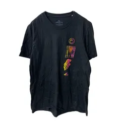 adidas 半袖 プリントTシャツ M ブラック アディダス バックプリント 古着卸 アメリカ仕入 a705-5604