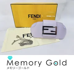 美品！FENDI フェンディ  メガネ ケース付き FENDI フェンディ メガネケース レザー - メルカリ
