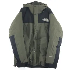 【中古】THE NORTH FACE マウンテンダウンジャケット サイズL ND91930 カーキ ザノースフェイス[17]