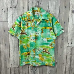 OTAHEITE HONOLULU 半袖 オープンカラー アロハ シャツ M