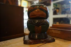 ニポポ　アイヌ　アイヌ人形　アイヌ伝統工芸品　木彫り　レトロ　アンティーク　ヴィンテージ　置物　民芸