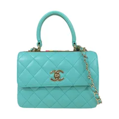 シャネル トレンディCC ショルダーバッグ ラムスキン AS4654 ブルー レディース  CHANEL  中古 シャネルのサムネイル