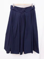 JILLSTUART 新品　フラン台形スカート　ネイビー　ジルスチュアート ジルバイジルスチュアート JILL by JILLSTUART フレアーミニスカ