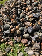 砕石 2cm 20kg 国産 エクステリア 庭園 外構 玄関まわり アプローチ 敷砂利 自然石 中粒 防犯 (20kg)のサムネイル