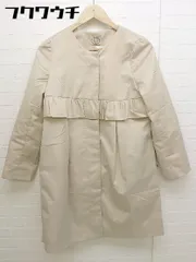 ◇ tocco closet トッコ クローゼット 長袖 ノーカラー コート サイズM ベージュ系 レディース 【中古】 【1103250011907】のサムネイル