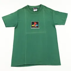 90’s クールテンポ（226 ECHO COOLTEMPO TOKYO）半袖プリントTシャツ グリーン 折りたたみ焼け Hanes Sサイズ（ジャンク商品）