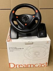 24 Dreamcast ドリームキャスト レーシングコントローラ HKT-7400