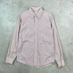 70年代 Brooks Brothers ブルックスブラザーズ makers 6ボタン ブロックチェックシャツ メンズXS-S相当 レディース 