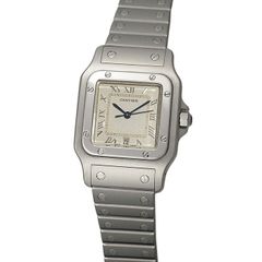 カルティエ Cartier サントスガルベ LM W20025D6 クオーツ メーカーコンプリートサービス済