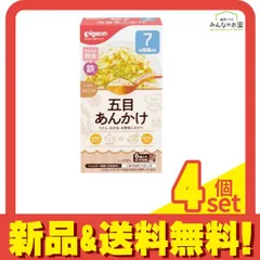 ピジョン かんたん粉末+鉄 五目あんかけ 6袋入 4個セット まとめ売り