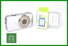 【動作保証・点検済】良品■到着後即使える■Canon IXY DIGITAL 930 IS ｼﾙﾊﾞｰ■バッテリー・チャージャー・8GB SDカード付き■i84