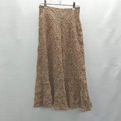 ◇ Θ FREE'S MART レース バックウエストゴム ロング マーメイド スカート サイズ M ブラウン系 レディース E  【1501160040695】