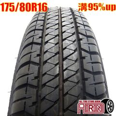 中古 175/80R16 BRIDGESTONE DUELER H/T 684II 1本 ノーマルタイヤ サマータイヤ ブリヂストン デューラー H/T684 II ジムニー      などに 中古タイヤ 16インチ