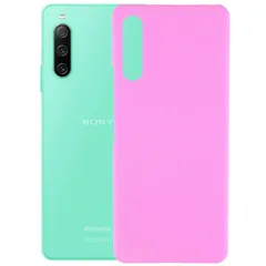 Xperia 10 IV ケース SO-52C SOG07 エクスペリア10 マーク4  耐衝撃 シンプル さらさら ハード ケース 【Color】 ピンク