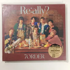 【新品未使用シュリンク付き】7ORDER / Re:ally? (初回限定盤 CD＋DVD三方背ケース＋28Pブックレット) CD