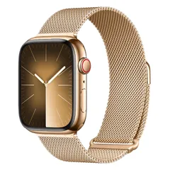 【在庫処分】42mm 42mm 41mm 40mm 44mm 38mm コンパチブル アップルウォッチ アップルウォッチ バンド ステンレス バンド 男女兼用 マグネット コンパチブル コンパチブル Apple Watch 45mm ベルト 長さ調節 通気 4