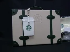 ■美品■ STARBUCKS スターバックス マイカスタマイズジャーニー 3点セット トランクバッグ パスケース マルチケース  FM6218