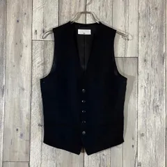 HARE ハレ 裏地付き 切り替え ベスト ジレ ジャケット S