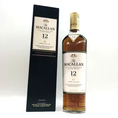 ▼The MACALLAN マッカラン 12年 シェリーオークカスク 700ml 40% シングルモルト スコッチ ウイスキー 古酒 箱付▼L000798