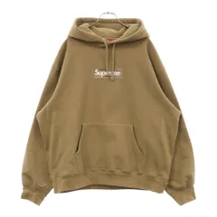 2025年最新】supreme ボックスロゴ パーカー ブラウンの人気