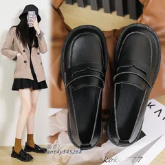 ローファー レディース 革靴 ウォーキング パンプス カジュアル低めヒール OL スクール フォーマル 通学 ガール お出掛け 通勤 学生 女子靴 ant4y545268