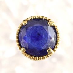 美品 K18 サファイヤ ダイヤモンド タイピン タイタック - メルカリ