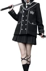 T5 激レア☆U.S NAVY 米軍実物コート 制服 金ボタン 毛100%-