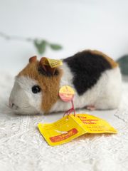 送料無料★シュタイフ★1980年製 Dalle Guinea Pig 15cm オールID's完品★モルモットのダレ/ギニーピッグ/天竺鼠★ビンテージ/アンティーク★STEIFF/Steiff★