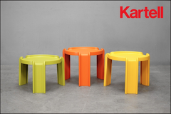 【Kartel カルテル】Nesting tables(ネストテーブル) By Giotto Stoppino（ジオット・ストッピーノ）マルチカラー 020205