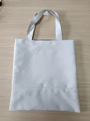 【ハンドメイド】トートバッグ 中（ホワイトベージュ）[A-031]