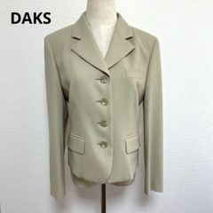 DAKS LONDON【極美品/シルク混】テーラードジャケット 38 M グレー 