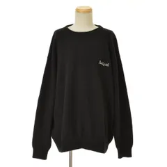 【SEQUEL】SQ-24AW-KN-01 RACCOON KNIT CREW NECK BLACK長袖ニットセーターのサムネイル