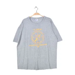 90s アメリカ沿岸警備隊 USA製 ヴィンテージTシャツ グレー ミリタリー シングルステッチ U.S.COAST GUARD ラッセル メンズXL 古着 BZ0334