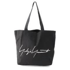 ヨウジヤマモト キャンバス  トートバッグ 鞄 ブラック【中古】のサムネイル