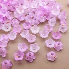 ＊5g 約100個UP＊ 極小 フラワーキャップ 花 ビーズキャップ アクリルビーズ bc089